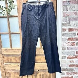 Talbots‎ Women's Signature Dress Pants Black Size 10 (33x31) Flat Front